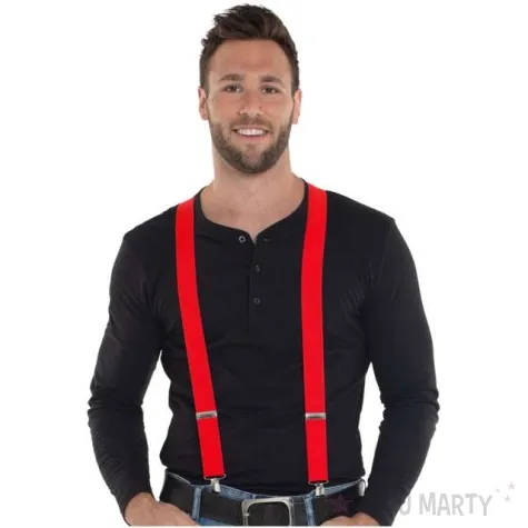 szelki classic czerwone folat