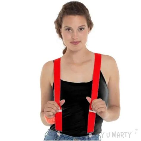 szelki classic czerwone folat