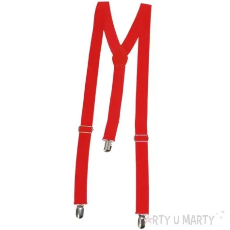 szelki classic czerwone funny fashion