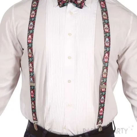 szelki czachy dia de los muertos halloween guirca