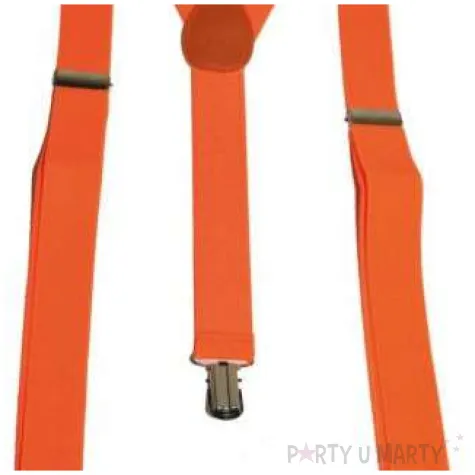 szelki fluo pomaranczowe funny fashion