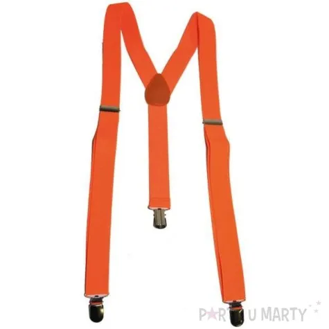 szelki fluo pomaranczowe funny fashion