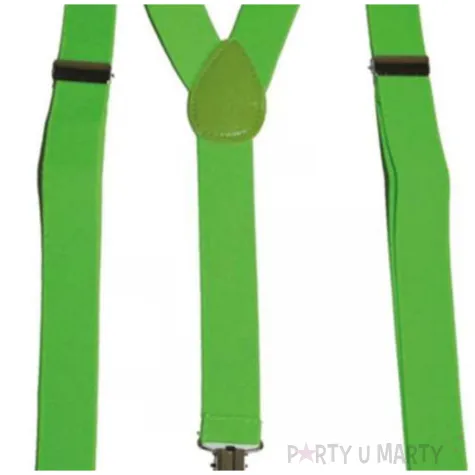 szelki fluo zielone funny fashion