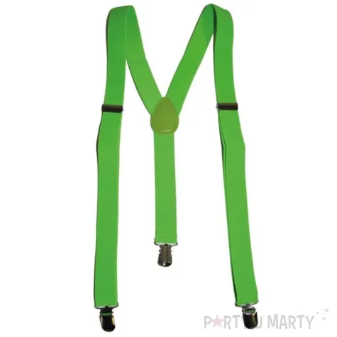 szelki fluo zielone funny fashion