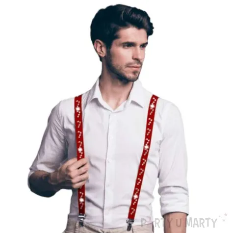 szelki laski cukrowe czerwone folat