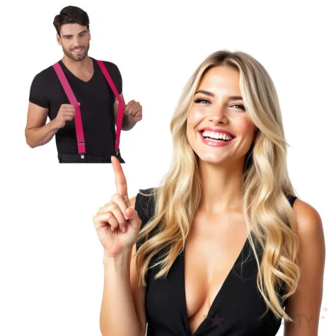 szelki neonowe rozowe boland