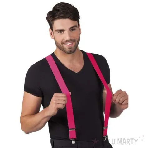 szelki neonowe rozowe boland