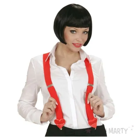 szelki serca walentynkowe czerwone widmann