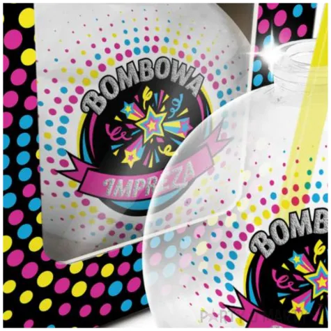 szklanka bombka bombowa impreza bgtech 400 ml