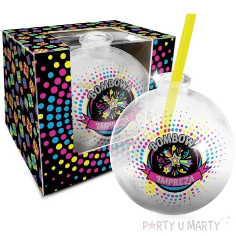 szklanka bombka bombowa impreza bgtech 400 ml