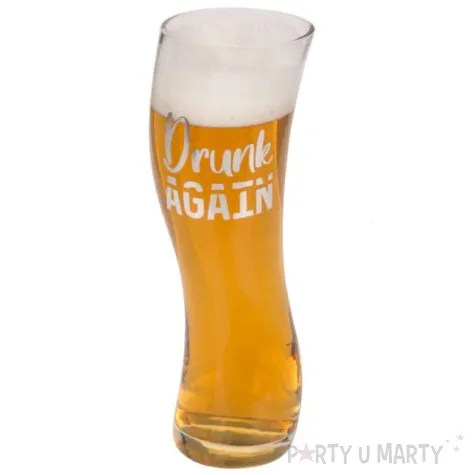 szklanka do piwa krzywa drunk again ootb 550 ml