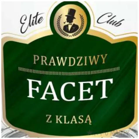 szklanka do whiskey prawdziwy facet przezroczysta z napisem bgtech 270 ml