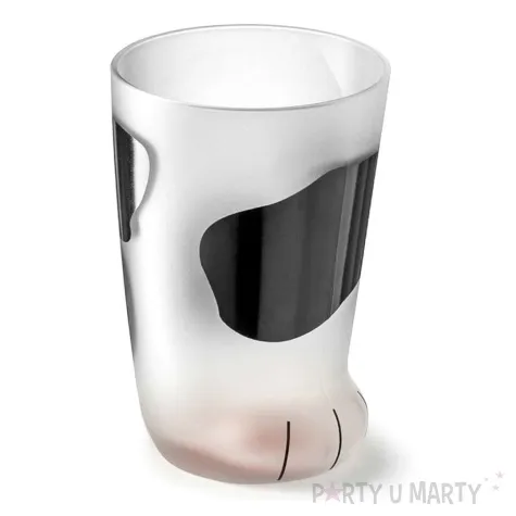 szklanka kocia lapka czarno biala gadgetmaster 300 ml