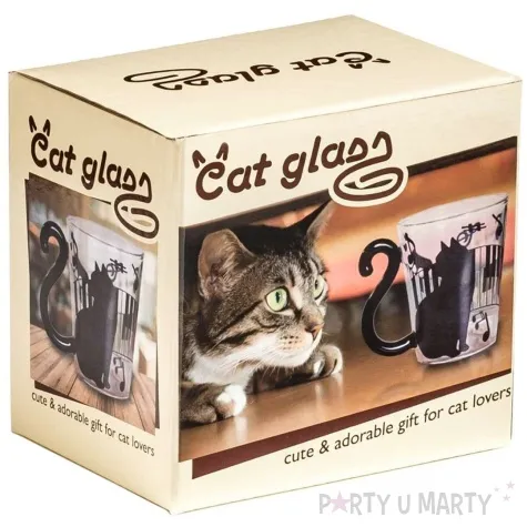 szklanka z kocim ogonem gadgetmaster 300 ml