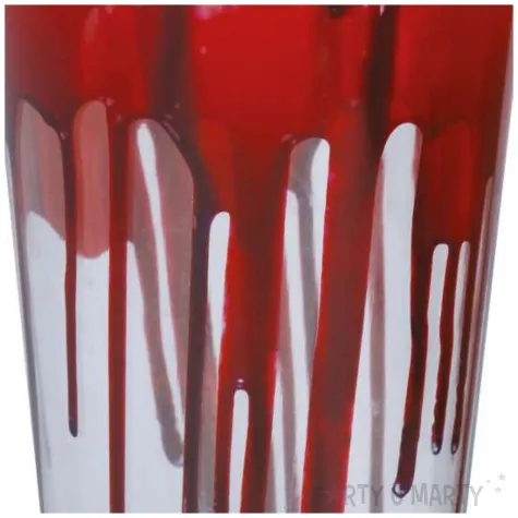 szklanka zakrwawiona halloween guirca 15 cm