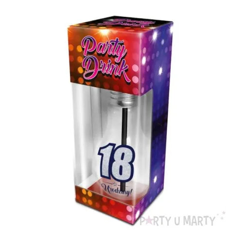 szklanka zarowka urodziny 18 bgtech 400 ml