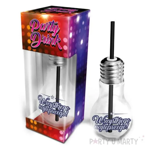 szklanka zarowka wszystkiego najlepszego bgtech 400ml