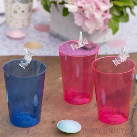 szklanki jednorazowe drink mini czerwone goldplast 200 ml 10 szt