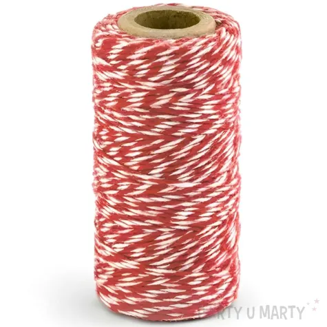 sznurek bakers twine czerwony 50 m