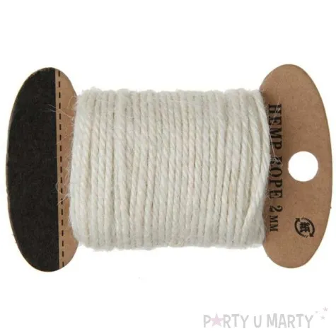 sznurek classic kremowy santex 10 m