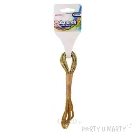 sznurek classic zloty brewis 3m