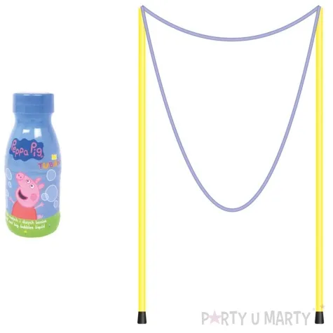 sznurek do baniek mydlanych swinka peppa plyn 250ml tuban