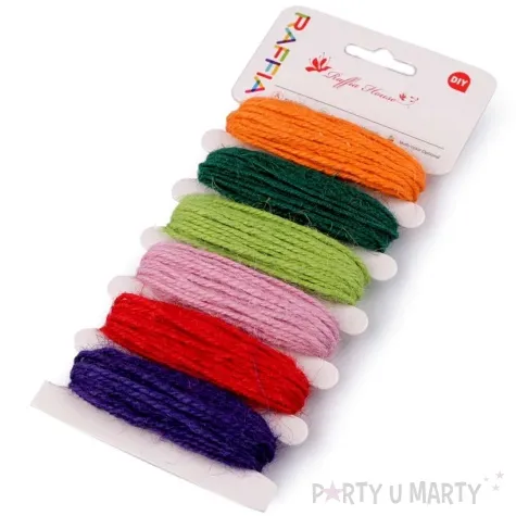 sznurek jutowy classic mix stoklasa 2 mm 5 m