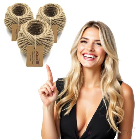 sznurek jutowy classic naturalny aliga 3 szt