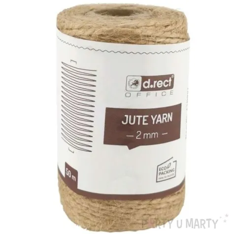 sznurek jutowy classic naturalny d rect 2 mm 50 m