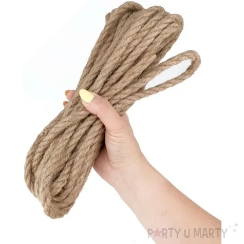 sznurek jutowy lina naturalny leviatan 10 mm 10 m