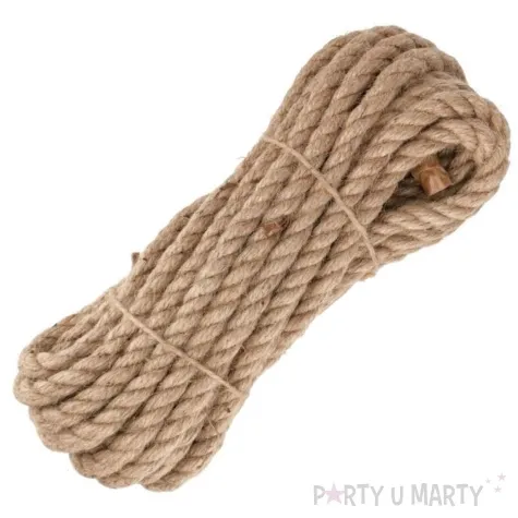 sznurek jutowy lina naturalny leviatan 12 mm 10 m