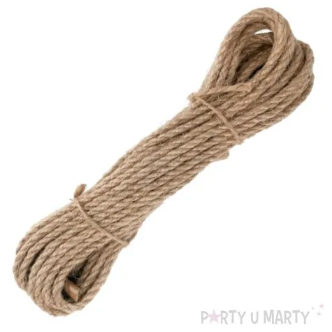 sznurek jutowy lina naturalny leviatan 6 mm 10 m