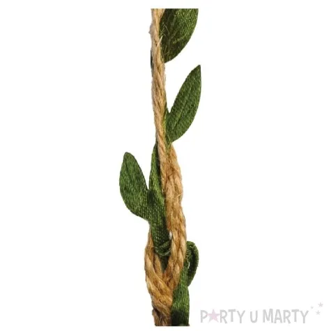 sznurek jutowy z listkami classic aliga 3 m