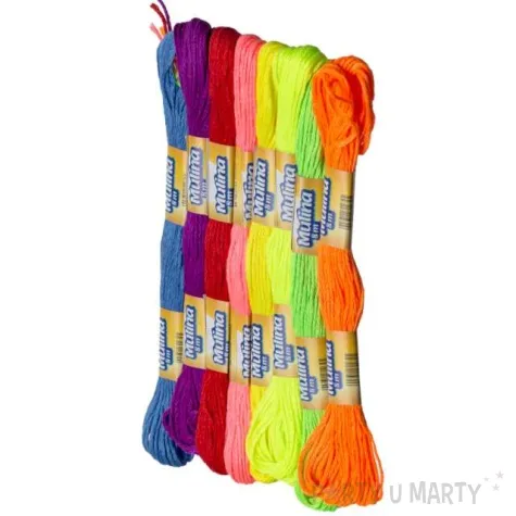 sznurek mulina neonowa mix brewis 8 m 8 szt