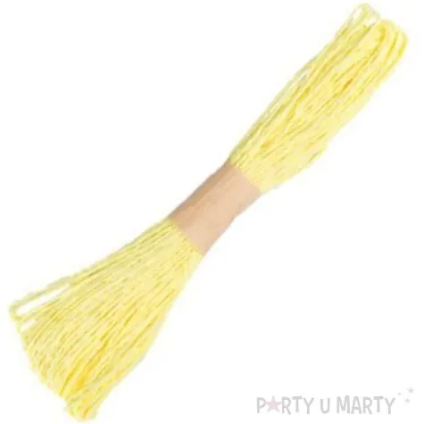 sznurek papers twine zolty cytrynowy 30 m