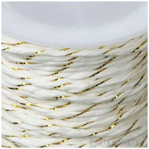 sznurek papierowy bialy titanum 10 m