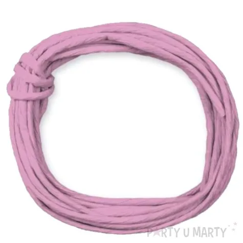 sznurek papierowy rozowy blady titanum 5 m