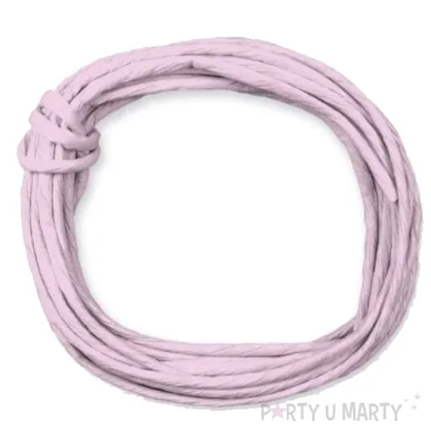 sznurek papierowy rozowy jasny titanum 5 m