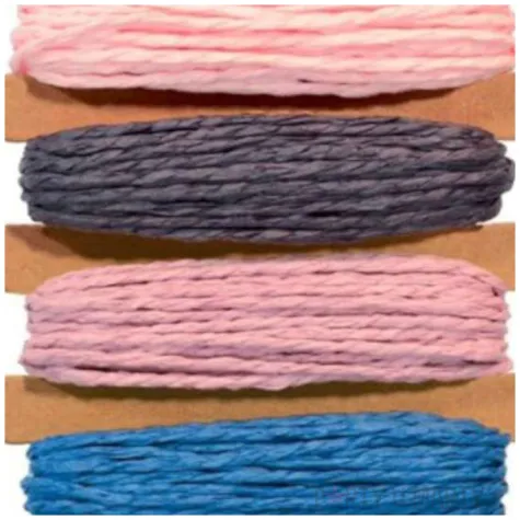 sznurek rafia kolory pastelowe mix aliga 5 m 6 szt