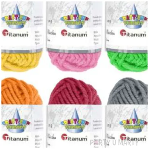 sznurek wloczka mix titanum 17 4 m 10 szt