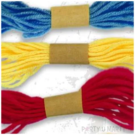 sznurek wloczka mix titanum 4 m 5 szt