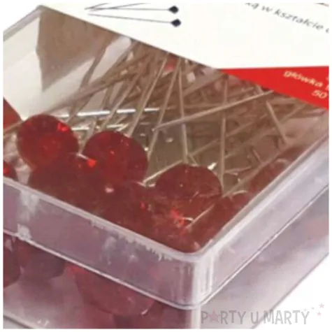 szpilki diamenciki czerwone 54 mm aliga 50 szt