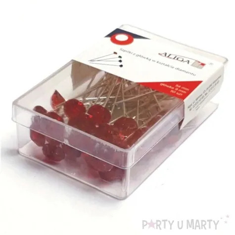 szpilki diamenciki czerwone 54 mm aliga 50 szt