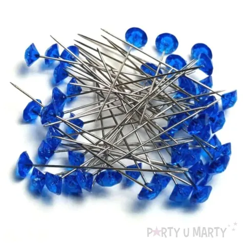 szpilki diamenciki niebieskie 54 mm aliga 50 szt