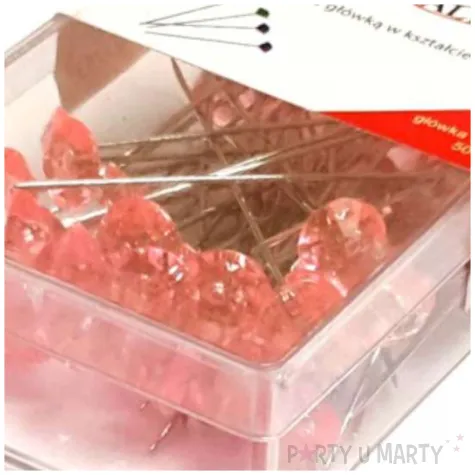 szpilki diamenciki rozowe 54 mm aliga 50 szt