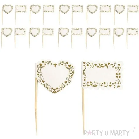 szpilki drewniane kosc sloniowa neviti 20 szt