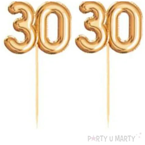 szpilki drewniane liczba 30 glitz glamour zlote godan 20 szt