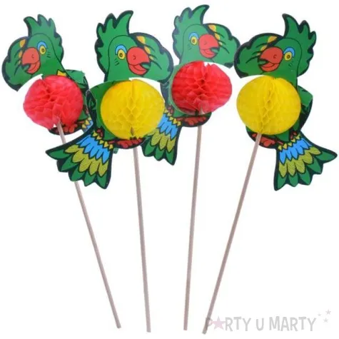 szpilki drewniane papugi mix arpex 50 szt