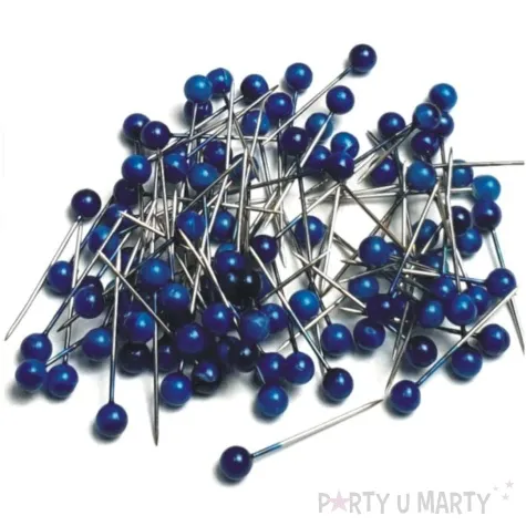 szpilki perelki granatowe 22 mm aliga 100 szt