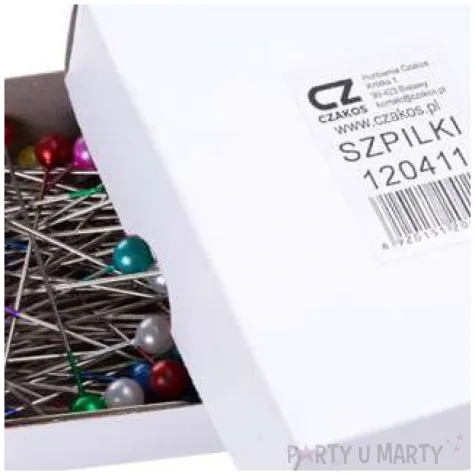 szpilki perelki mix 50 6 mm czakos 100 szt